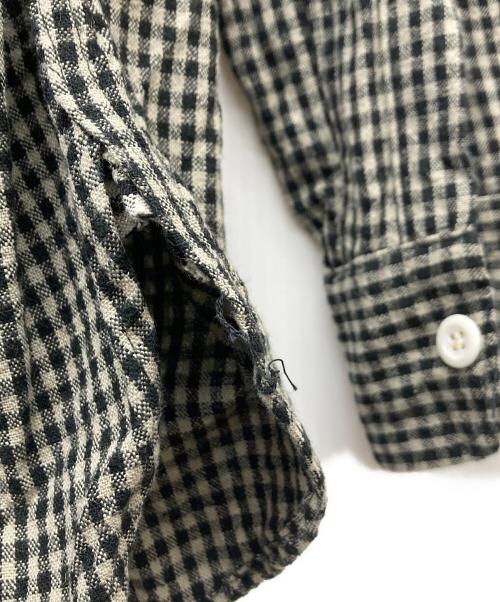 WAREHOUSE（ウエアハウス）WAREHOUSE (ウエアハウス) LONG SLEEVE CHECK WORK SHIRTS グレー×ブラック サイズ:40の古着・服飾アイテム