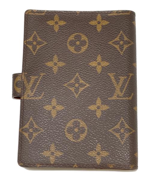 LOUIS VUITTON（ルイ ヴィトン）LOUIS VUITTON (ルイ ヴィトン) アジェンダPM 手帳カバー ブラウンの古着・服飾アイテム