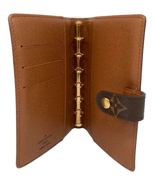 LOUIS VUITTON（ルイ ヴィトン）LOUIS VUITTON (ルイ ヴィトン) アジェンダPM 手帳カバー ブラウンの古着・服飾アイテム