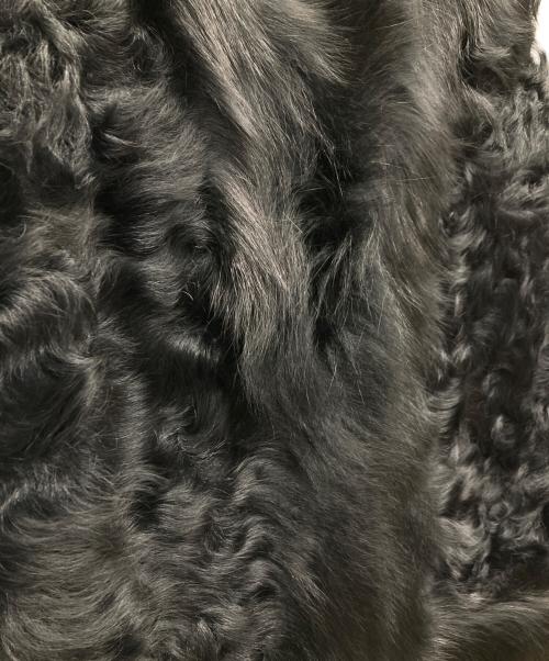 Diagram（ダイアグラム）Diagram (ダイアグラム) カルガンラム フォックスファーベスト ブラック サイズ:36の古着・服飾アイテム