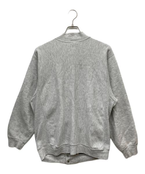 Champion REVERSE WEAVE（チャンピオン リバース ウィーブ）Champion REVERSE WEAVE (チャンピオン リバース ウィーブ) スナップボタンカーディガン グレー サイズ:Lの古着・服飾アイテム