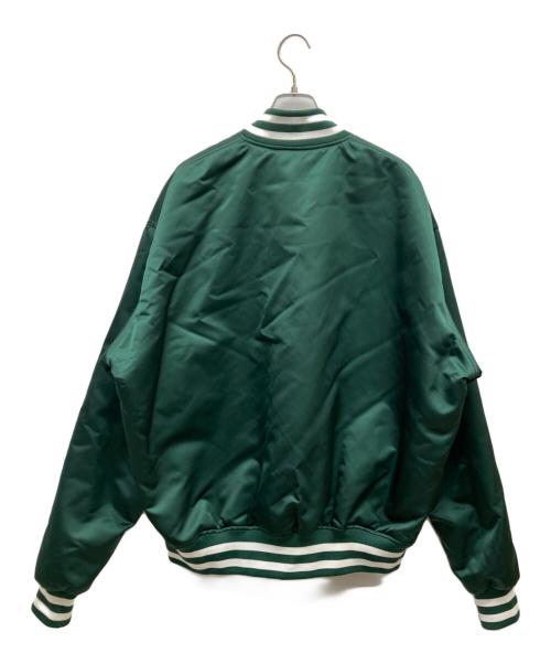 NAUTICA（ノーティカ）NAUTICA (ノーティカ) リバーシブルスタジャン グリーン サイズ:Mの古着・服飾アイテム