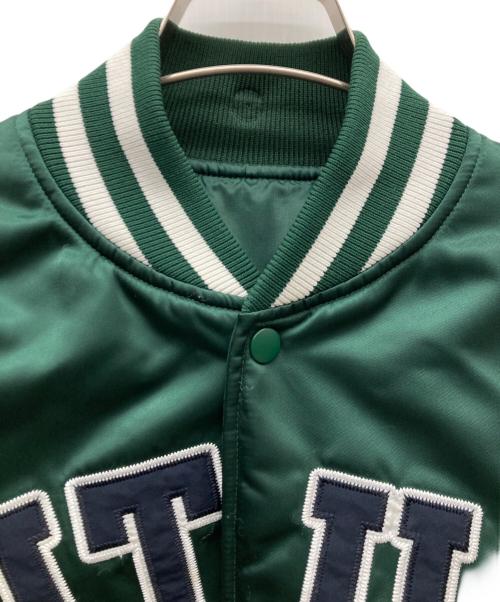 NAUTICA（ノーティカ）NAUTICA (ノーティカ) リバーシブルスタジャン グリーン サイズ:Mの古着・服飾アイテム