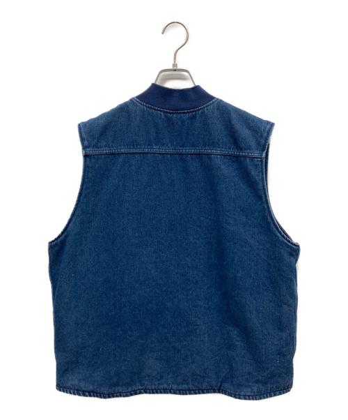 X-LARGE（エクストララージ）X-LARGE (エクストララージ) デニムジップベスト インディゴ サイズ:Mの古着・服飾アイテム