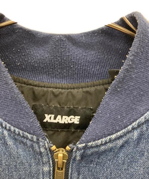 X-LARGE（エクストララージ）X-LARGE (エクストララージ) デニムジップベスト インディゴ サイズ:Mの古着・服飾アイテム