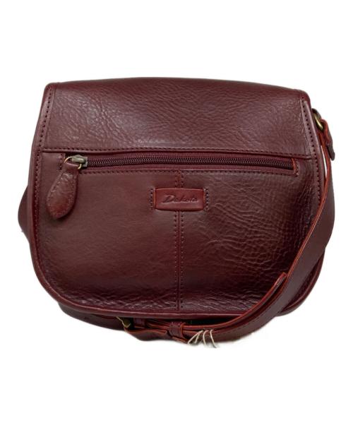 DAKOTA（ダコタ）Dakota (ダコタ) ゆべし トゥルネ ターンロック金具 レザーショルダーバッグ バーガンディー 未使用品の古着・服飾アイテム