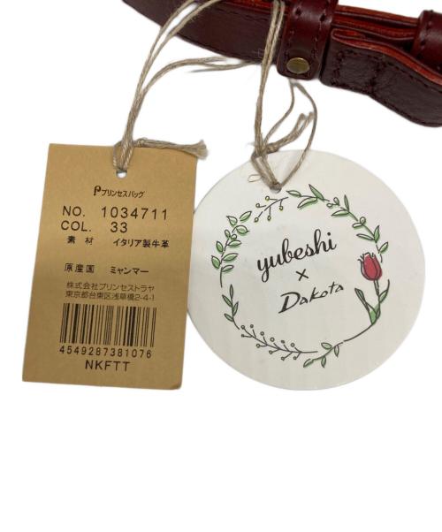 DAKOTA（ダコタ）Dakota (ダコタ) ゆべし トゥルネ ターンロック金具 レザーショルダーバッグ バーガンディー 未使用品の古着・服飾アイテム