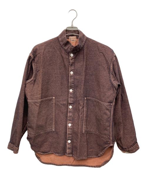 Tender（テンダー）Tender (テンダー) LONG SLEEVE TAIL SHIRT ブラウン サイズ:3の古着・服飾アイテム