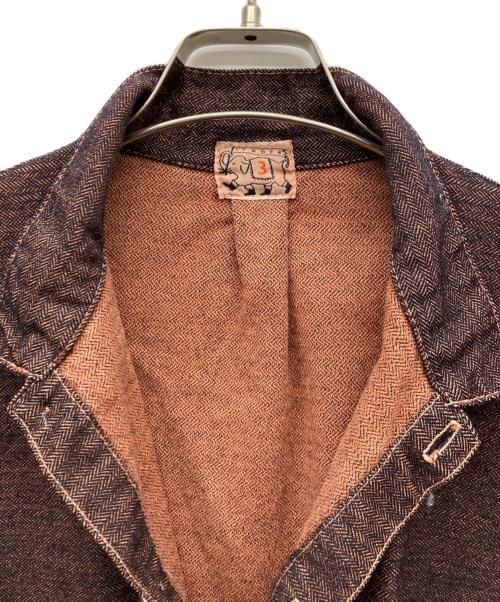 Tender（テンダー）Tender (テンダー) LONG SLEEVE TAIL SHIRT ブラウン サイズ:3の古着・服飾アイテム