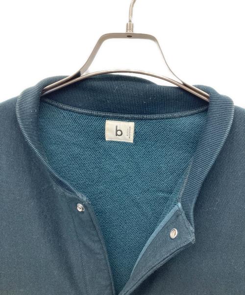 blurhms ROOTSTOCK（ブラームスルーツストック）blurhms ROOTSTOCK (ブラームスルーツストック) Soft&Hard Sweatt Snap Carrdiigan グリーン サイズ:2の古着・服飾アイテム