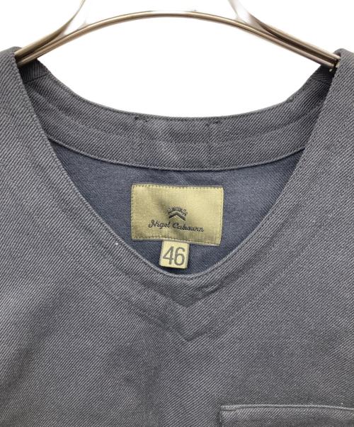NIGEL CABOURN（ナイジェルケーボン）NIGEL CABOURN (ナイジェルケーボン) ウールプルオーバーベスト ネイビー サイズ:46の古着・服飾アイテム