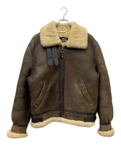 Schott（ショット）Schott (ショット) TYPE B-3 ムートンフライトジャケット ブラウン サイズ:40の古着・服飾アイテム