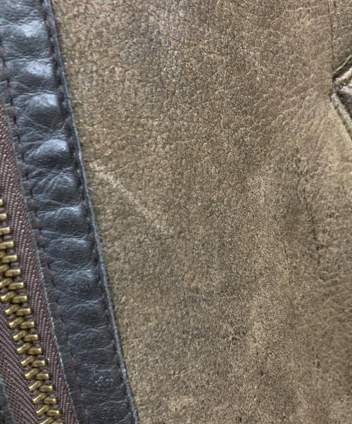 Schott（ショット）Schott (ショット) TYPE B-3 ムートンフライトジャケット ブラウン サイズ:40の古着・服飾アイテム