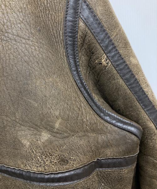 Schott（ショット）Schott (ショット) TYPE B-3 ムートンフライトジャケット ブラウン サイズ:40の古着・服飾アイテム