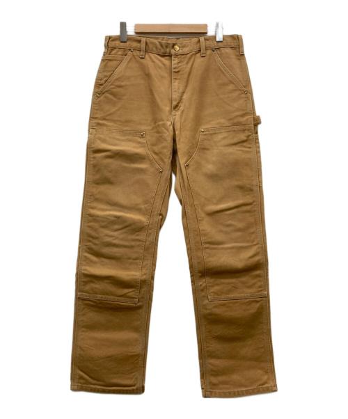 CarHartt（カーハート）CarHartt (カーハート) ダックダブルニーパンツ ベージュ サイズ:33×32の古着・服飾アイテム