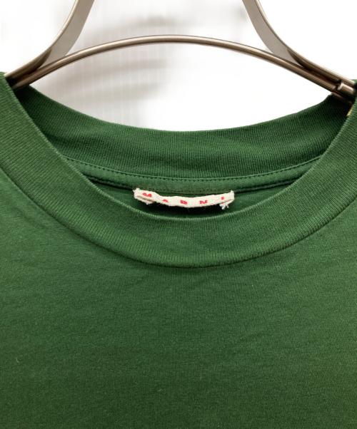 MARNI（マルニ）MARNI (マルニ) ミニロゴtシャツ グリーン サイズ:46の古着・服飾アイテム