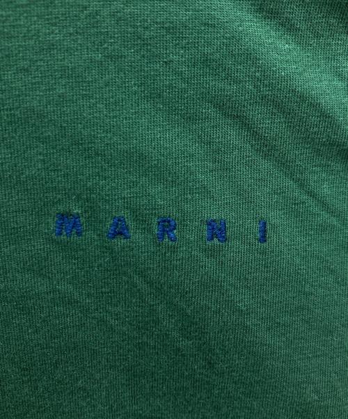 MARNI（マルニ）MARNI (マルニ) ミニロゴtシャツ グリーン サイズ:46の古着・服飾アイテム