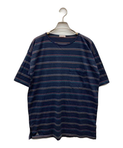 NICENESS（ナイスネス）NICENESS (ナイスネス) SANDIN / サンディン (ポケットTシャツ S/S) ネイビー サイズ:Lの古着・服飾アイテム