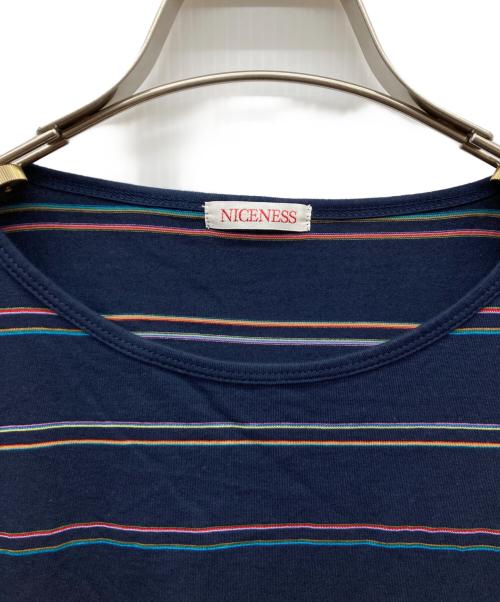 NICENESS（ナイスネス）NICENESS (ナイスネス) SANDIN / サンディン (ポケットTシャツ S/S) ネイビー サイズ:Lの古着・服飾アイテム