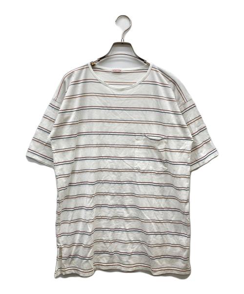 NICENESS（ナイスネス）NICENESS (ナイスネス) SANDIN / サンディン (ポケットTシャツ S/S) ホワイト サイズ:Lの古着・服飾アイテム
