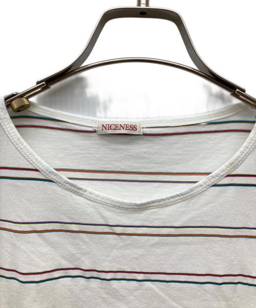 NICENESS（ナイスネス）NICENESS (ナイスネス) SANDIN / サンディン (ポケットTシャツ S/S) ホワイト サイズ:Lの古着・服飾アイテム