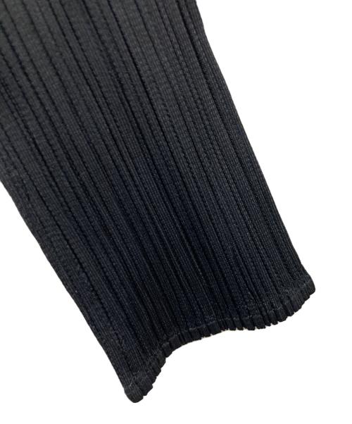 PLEATS PLEASE（プリーツプリーズ）PLEATS PLEASE (プリーツプリーズ) プリーツカーディガン ブラック サイズ:3の古着・服飾アイテム