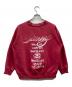 stussy (ステューシー) プリントスウェット レッド サイズ:L：9000円