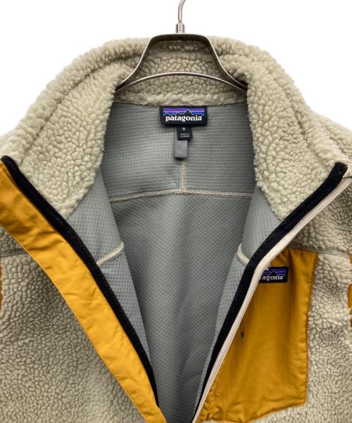 Patagonia（パタゴニア）Patagonia (パタゴニア) クラシック レトロX ベスト ベージュ×イエロー サイズ:Mの古着・服飾アイテム