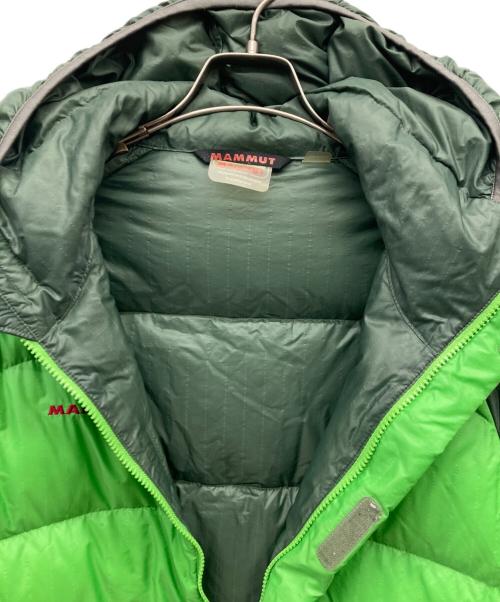 MAMMUT（マムート）MAMMUT (マムート) Ice Free Hooded Down Jacket グリーン サイズ:Lの古着・服飾アイテム