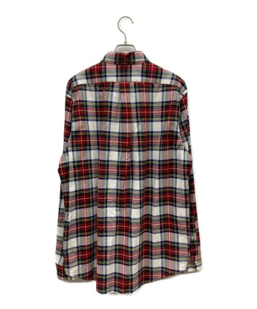 RALPH LAUREN（ラルフローレン）RALPH LAUREN (ラルフローレン) タータンチェックBDシャツ レッド×グリーン サイズ:Lの古着・服飾アイテム
