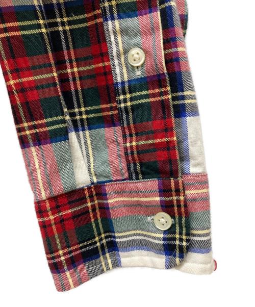 RALPH LAUREN（ラルフローレン）RALPH LAUREN (ラルフローレン) タータンチェックBDシャツ レッド×グリーン サイズ:Lの古着・服飾アイテム