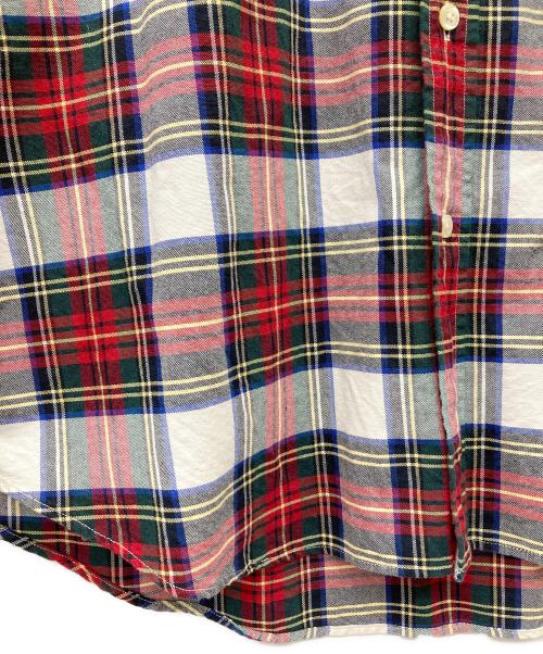 RALPH LAUREN（ラルフローレン）RALPH LAUREN (ラルフローレン) タータンチェックBDシャツ レッド×グリーン サイズ:Lの古着・服飾アイテム