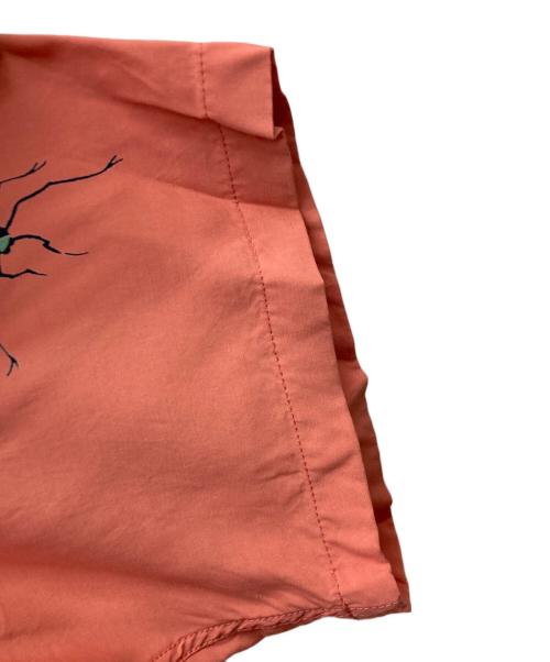 Star OF HOLLYWOOD（スターオブハリウッド）STAR OF HOLLYWOOD (スターオブハリウッド) HIGH DENSITY RAYON OPEN SHIRT “TARANTULA” ピンク サイズ:Lの古着・服飾アイテム