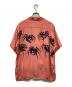 STAR OF HOLLYWOOD (スターオブハリウッド) HIGH DENSITY RAYON OPEN SHIRT “TARANTULA” ピンク サイズ:L：12000円