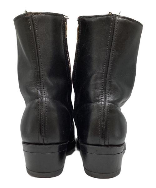 durango（デュランゴ）durango (デュランゴ) サイドジップウエスタンブーツ ブラック サイズ:記載なしの古着・服飾アイテム