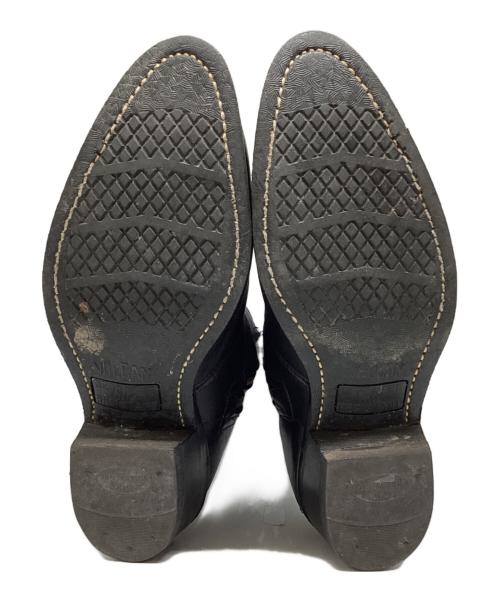 durango（デュランゴ）durango (デュランゴ) サイドジップウエスタンブーツ ブラック サイズ:記載なしの古着・服飾アイテム