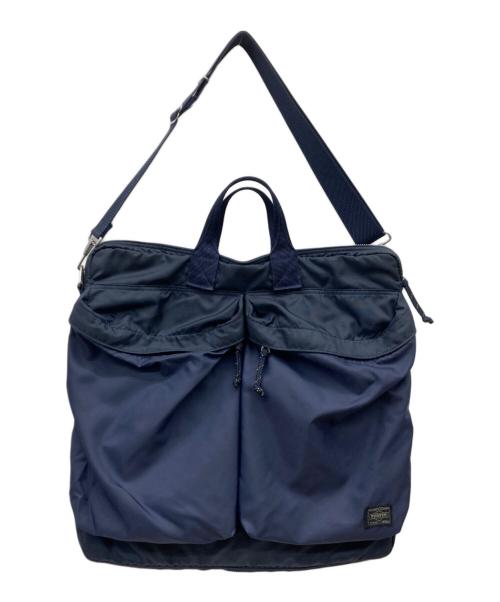 PORTER（ポーター）PORTER (ポーター) FORCE 2WAY HELMET BAG(S) ネイビーの古着・服飾アイテム