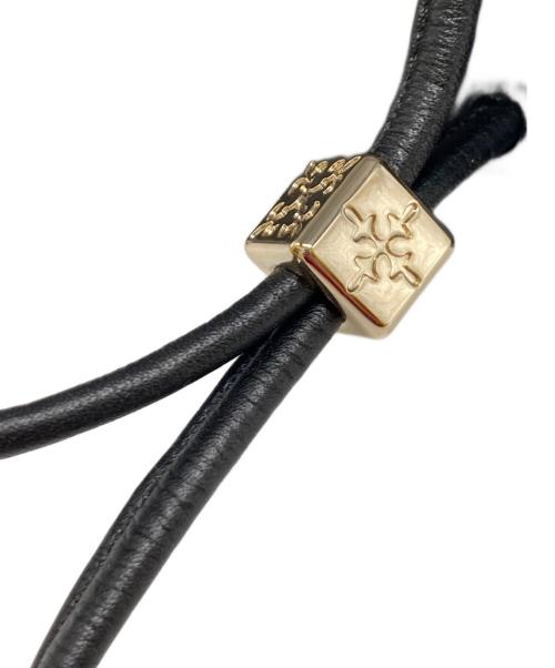 russet（ラシット）russet (ラシット) 25AW レザー巾着バケットバッグ ブラックの古着・服飾アイテム