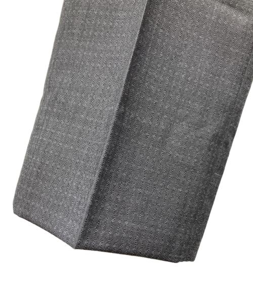 PRADA（プラダ）PRADA (プラダ) 総柄シルク混スラックス グレー サイズ:44の古着・服飾アイテム