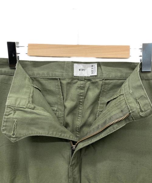 WTAPS（ダブルタップス）WTAPS (ダブルタップス) JUNGLE STOCK TROUSERS COTTON.RIPSTOP オリーブ サイズ:04の古着・服飾アイテム