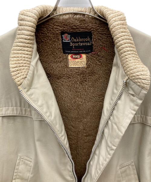 Oakbrook Sportswear（オークブルックスポーツウェア）Oakbrook Sportswear (オークブルックスポーツウェア) 裏ボアダービージャケット ベージュ サイズ:-の古着・服飾アイテム