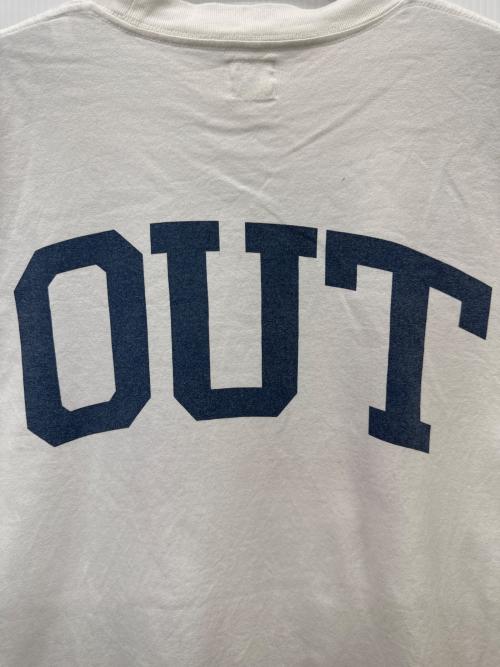 BLURHMS（ブラームス）blurhms (ブラームス) 24SS IN and OUT Print Tee WIDE ホワイト サイズ:3の古着・服飾アイテム