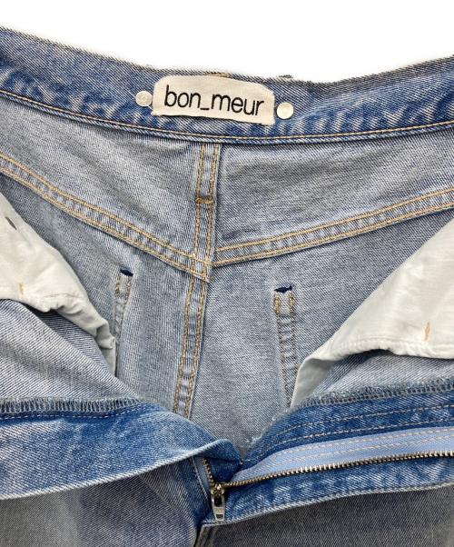 bon meur（ボンミュール）bon meur (ボンミュール) コクーンシルエットデニムパンツ ブルー サイズ:38の古着・服飾アイテム