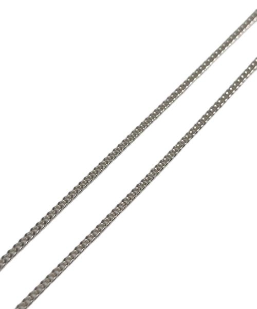 icB（アイシービー）icB (アイシービー) メレダイヤモンド プレートネックレス シルバー サイズ:記載なしの古着・服飾アイテム