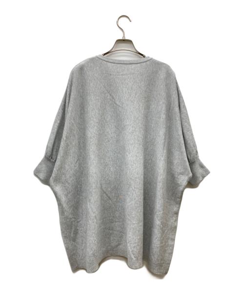 BEARDSLEY（ビアズリー）BEARDSLEY (ビアズリー) パフ袖ビッグニット グレー サイズ:FREEの古着・服飾アイテム