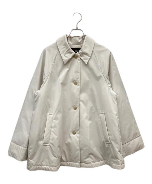 INDIVI（インディヴィ）INDIVI (インディヴィ) ライトパフステンカラーコート ベージュ サイズ:40の古着・服飾アイテム