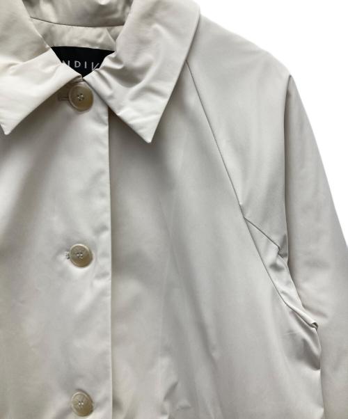 INDIVI（インディヴィ）INDIVI (インディヴィ) ライトパフステンカラーコート ベージュ サイズ:40の古着・服飾アイテム