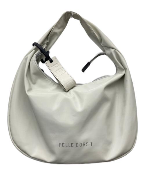 PELLE BORSA（ペレボルサ）PELLE BORSA (ペレボルサ) 手提げバッグ Cheers アイボリーの古着・服飾アイテム