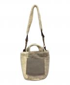 gentenゲンテン）の古着「パーチェ 2WAYバッグ」｜アイボリー×グレー