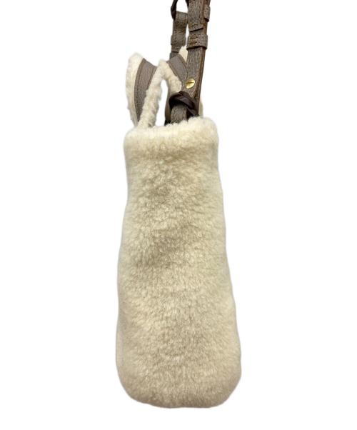 genten（ゲンテン）genten (ゲンテン) パーチェ 2WAYバッグ アイボリー×グレーの古着・服飾アイテム